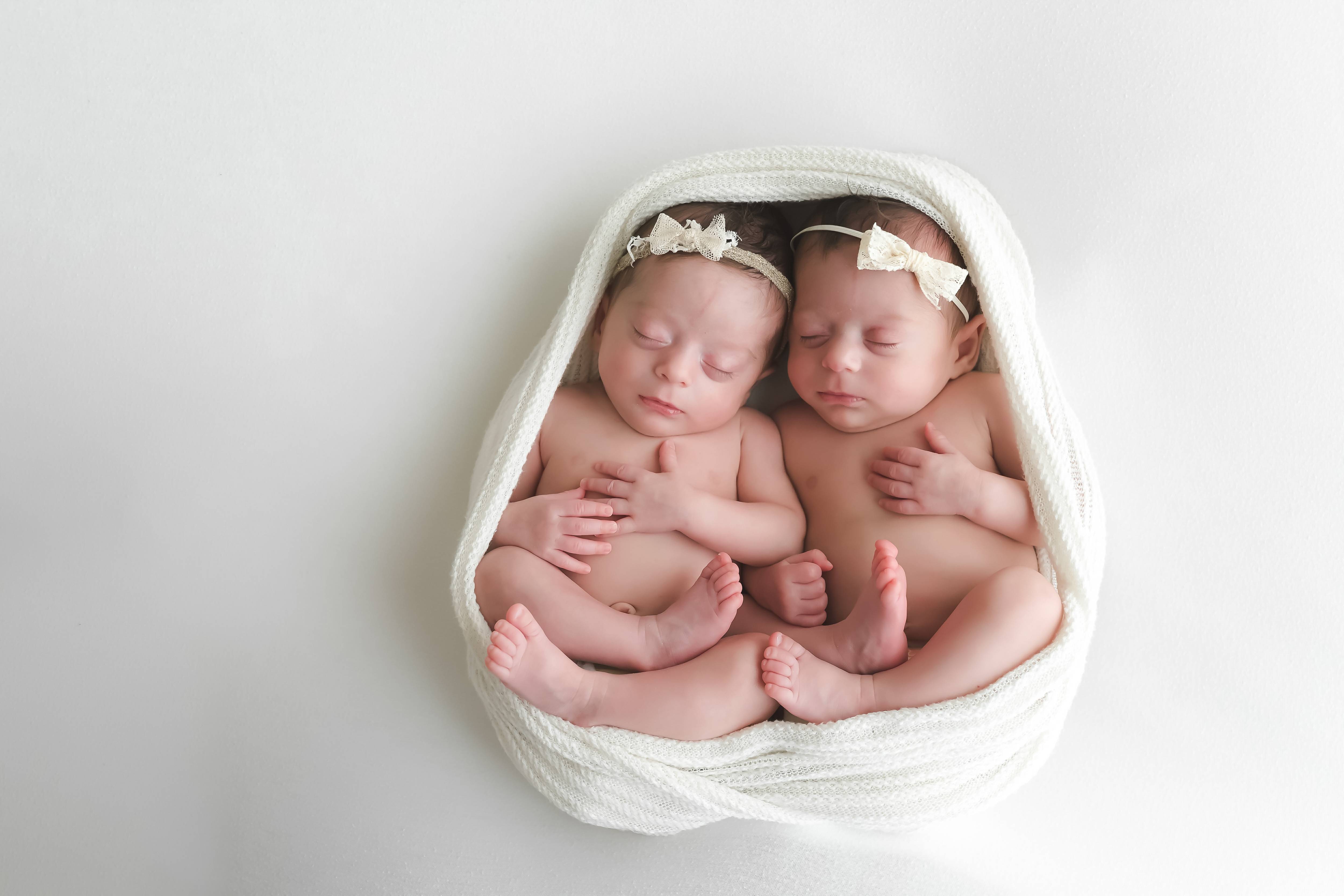 Laura + Brad Photo Twins in Orange County Newborn Photography session