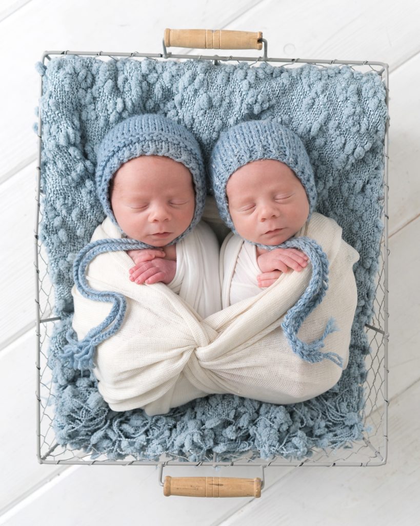 newborn twin photo